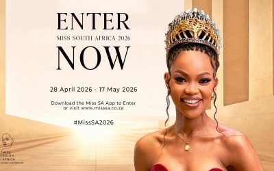 ENTRIES NOW OPEN FOR MISS SOUTH AFRICA 2026: THE NEW ERA OF LEADERSHIP, SERVICE, AND IMPACT