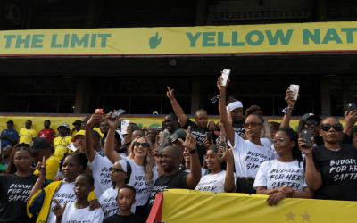 Miss South Africa and CWEL Champion Gender Responsive Budgeting at Sundowns Match
